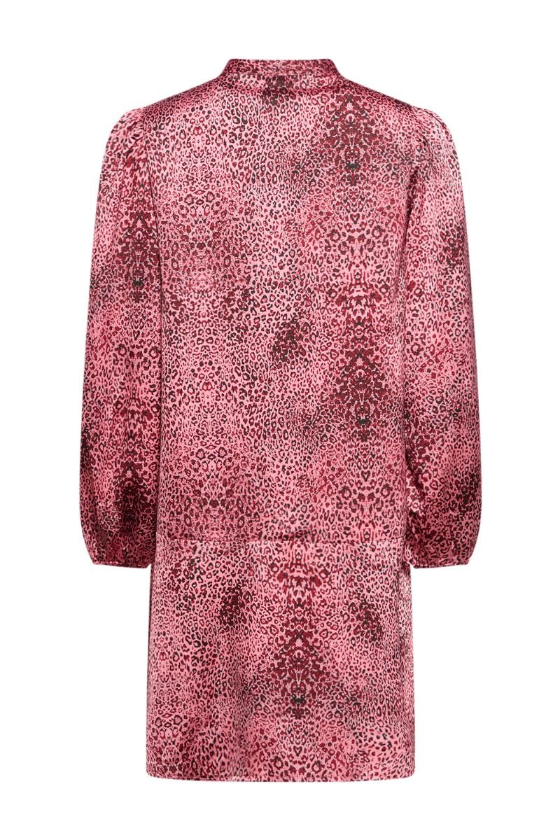 Noella - Kjole - Patty Pastis Ruffle Dress - Fuchsia Leo