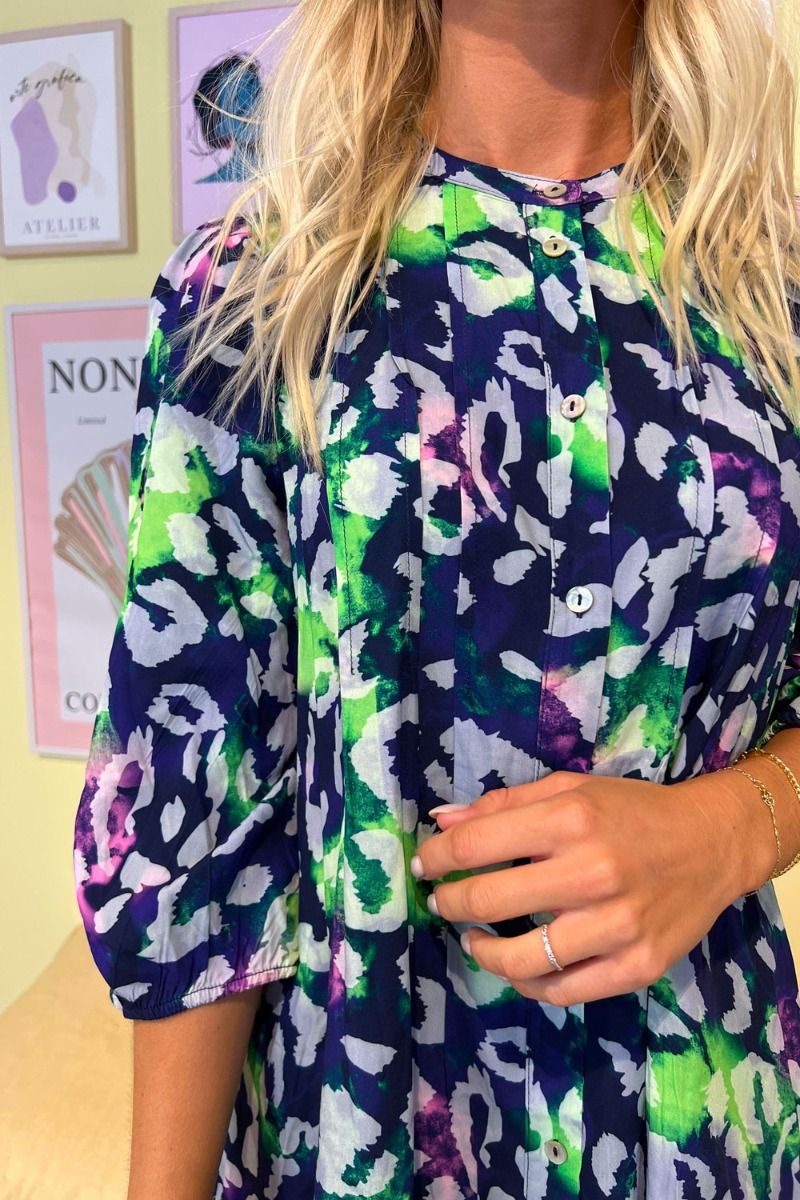 Noella - Scarlet Imogene Sh. Dress - Multi Mix