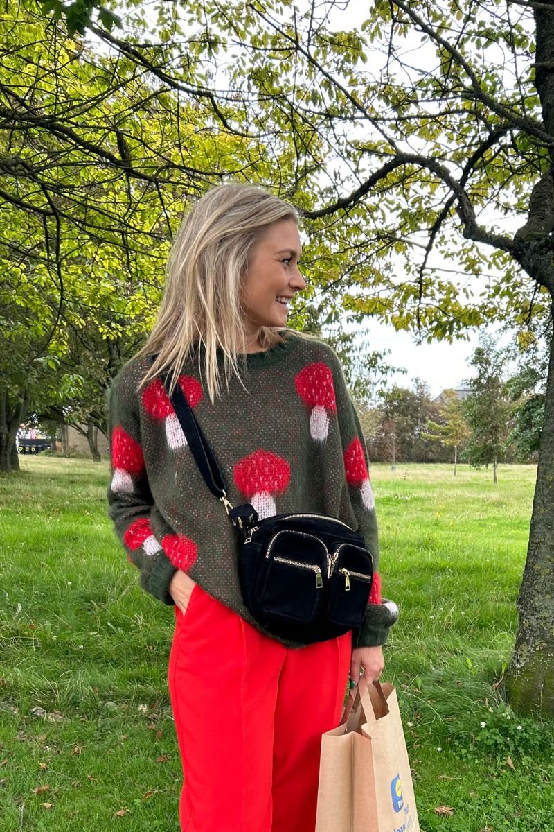 ❤︎ Noella - Strik - Lena Knit Sweater - Mushroom