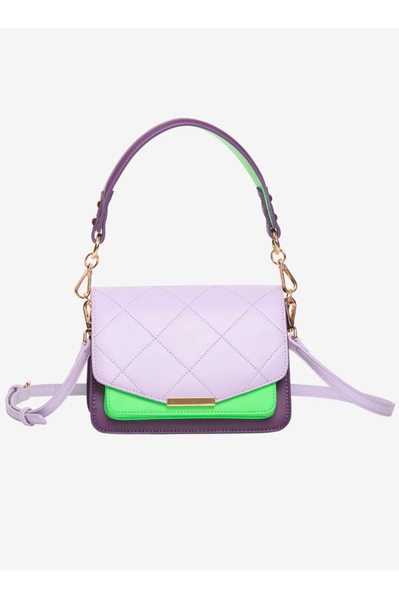 Noella - Taske - Blanca Bag Medium - Purple/Plum/Neon Green
