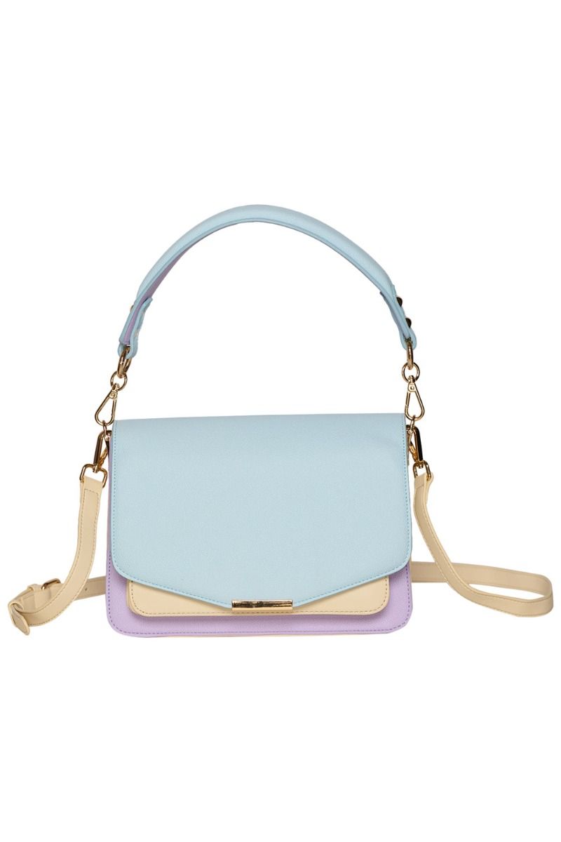 Noella - Taske - Blanca Multi Compartment Bag - Lightblue/Lavender/Offwhite
