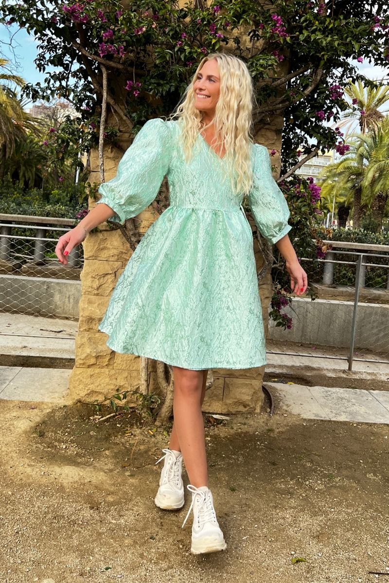 Noella - Kjole - Aida -  Pastel Green 