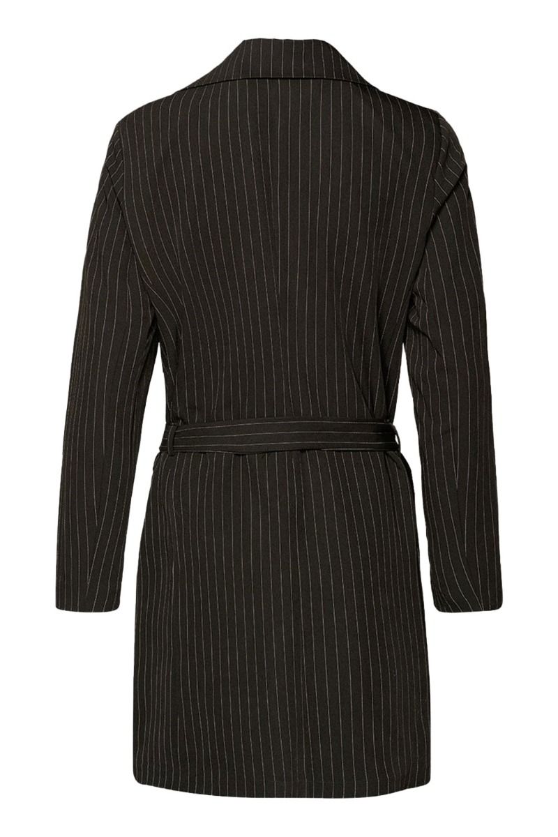 Noella - Blazer - Forte Blazer Dress - Black Pinstripe