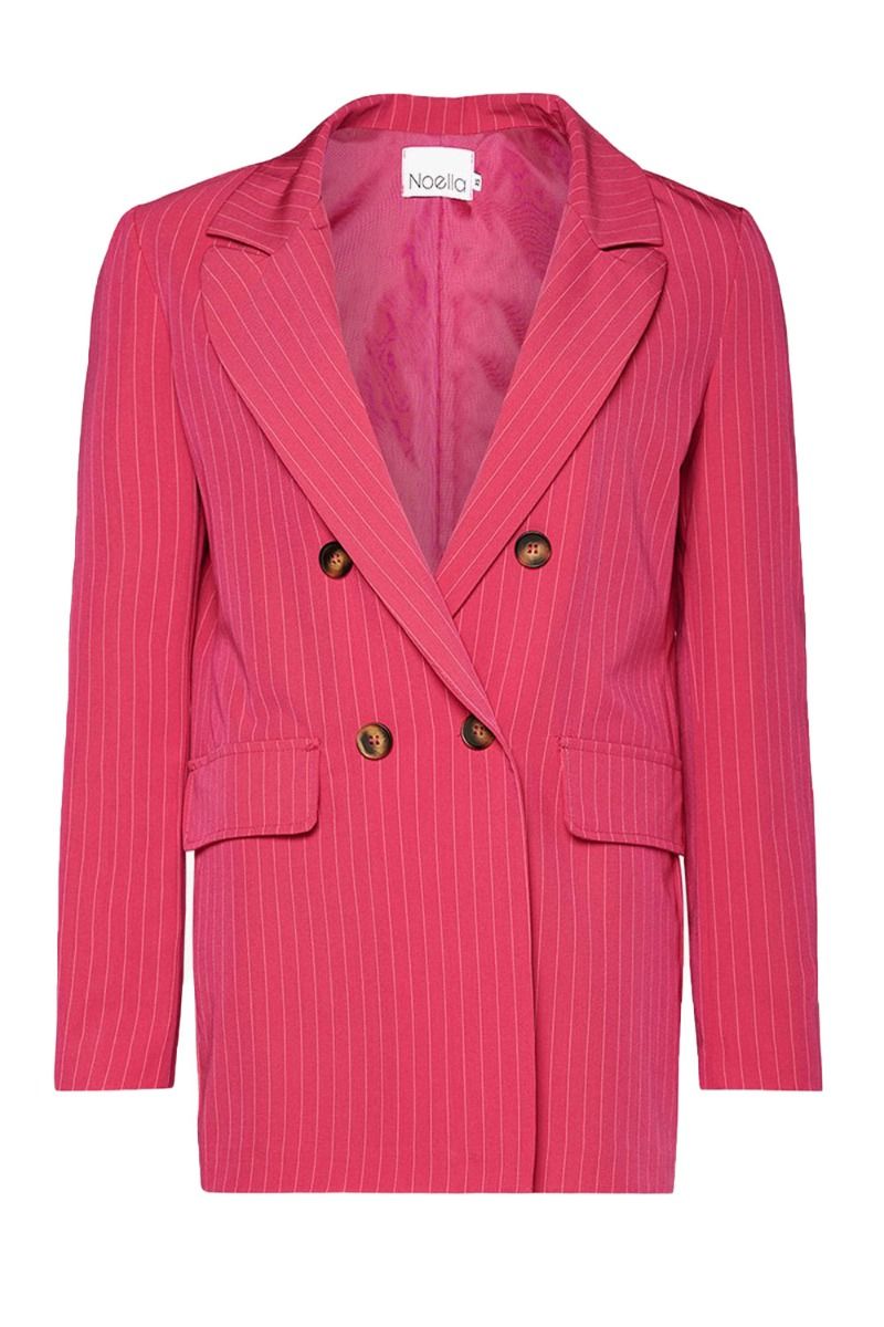 Noella - Blazer - Forte Blazer - Pink Pinstripe