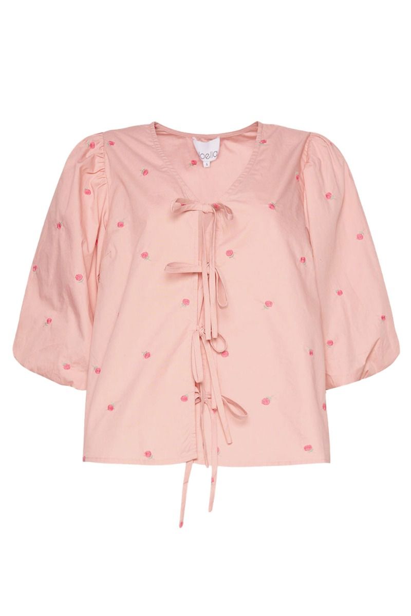 Noella - Bluse - Asia SS Shirt - Pink Flower
