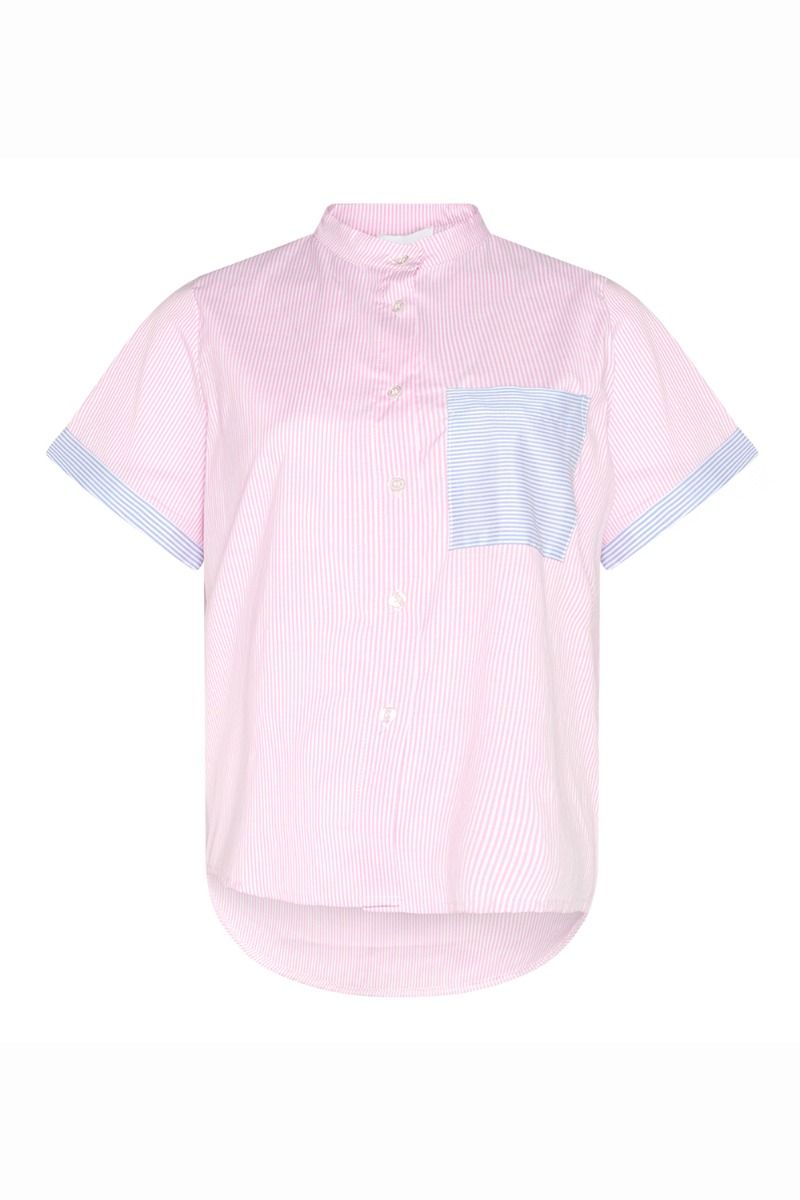 Noella - Skjorte - Ebony Shirt Poplin - Rose Mix