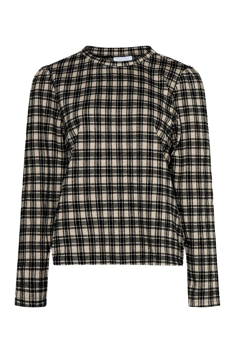 Noella - Bluse - Flow Sweatshirt - Camel Check