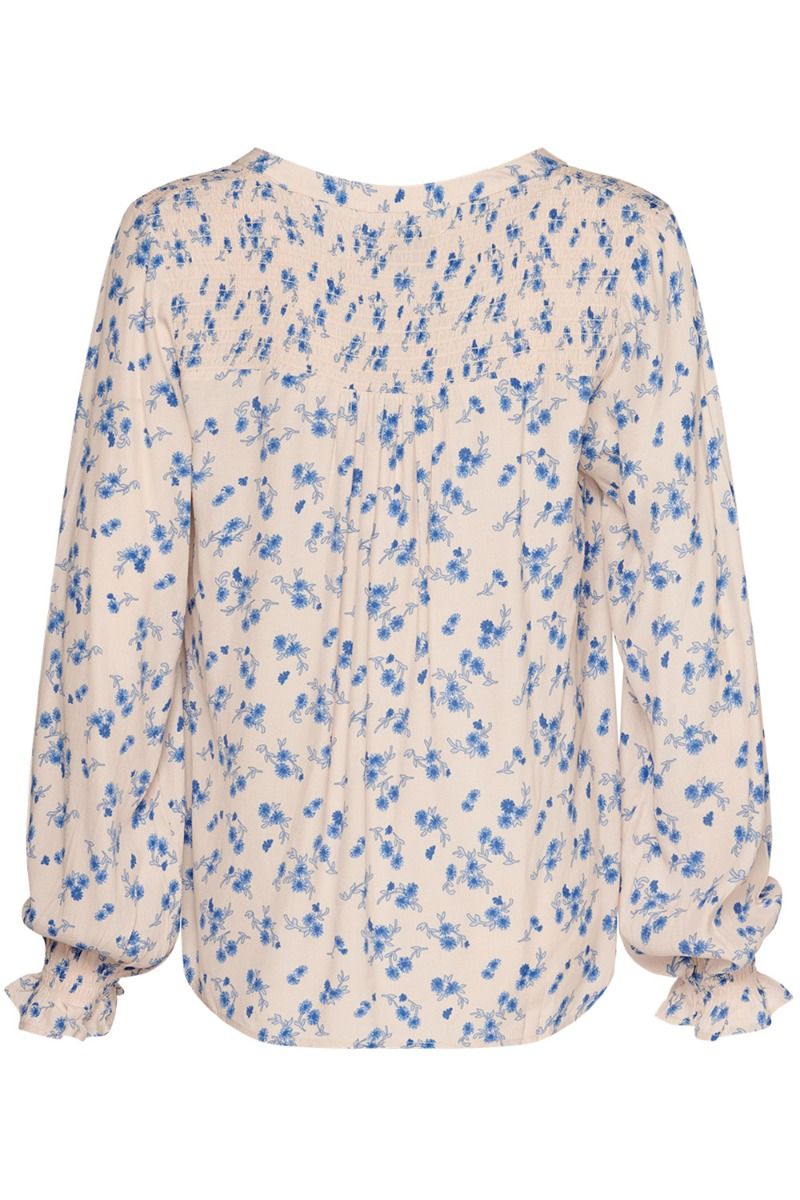 Noella - Bluse - Jax Blouse Viscose - Blue Corn Flower