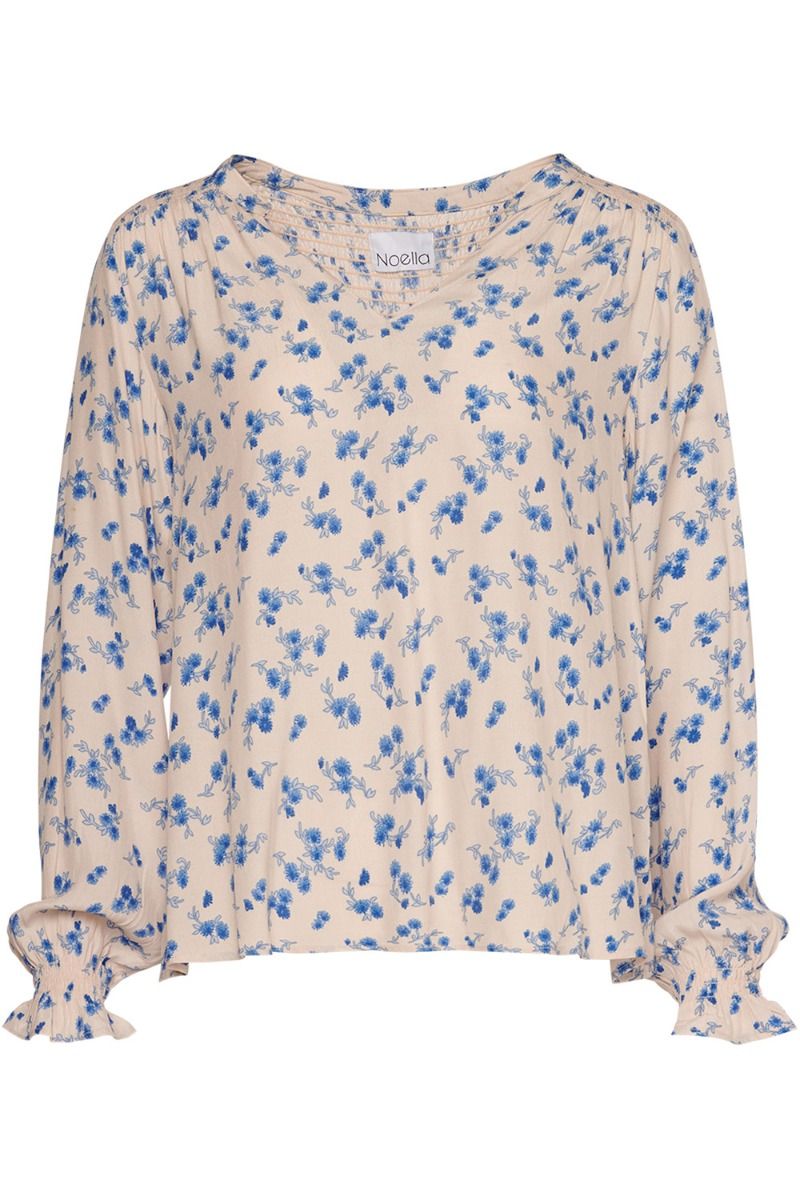 Noella - Bluse - Jax Blouse Viscose - Blue Corn Flower
