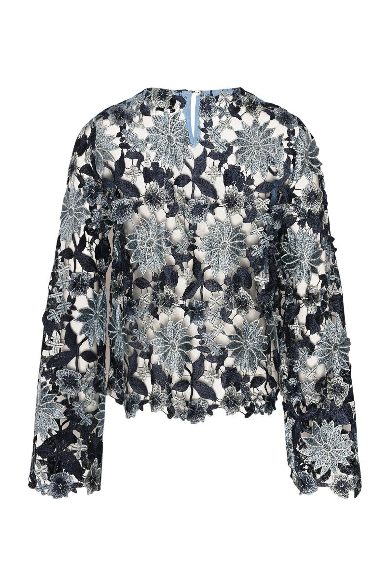 Noella - Bluse - Kezzie Blouse - Dark Blue Mix