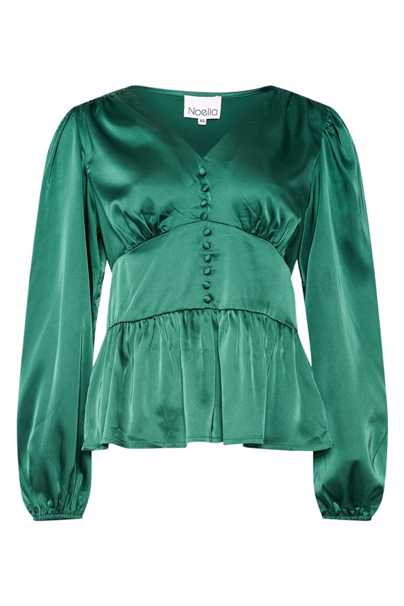 Noella - Bluse - Patty Blouse - Bottle Green