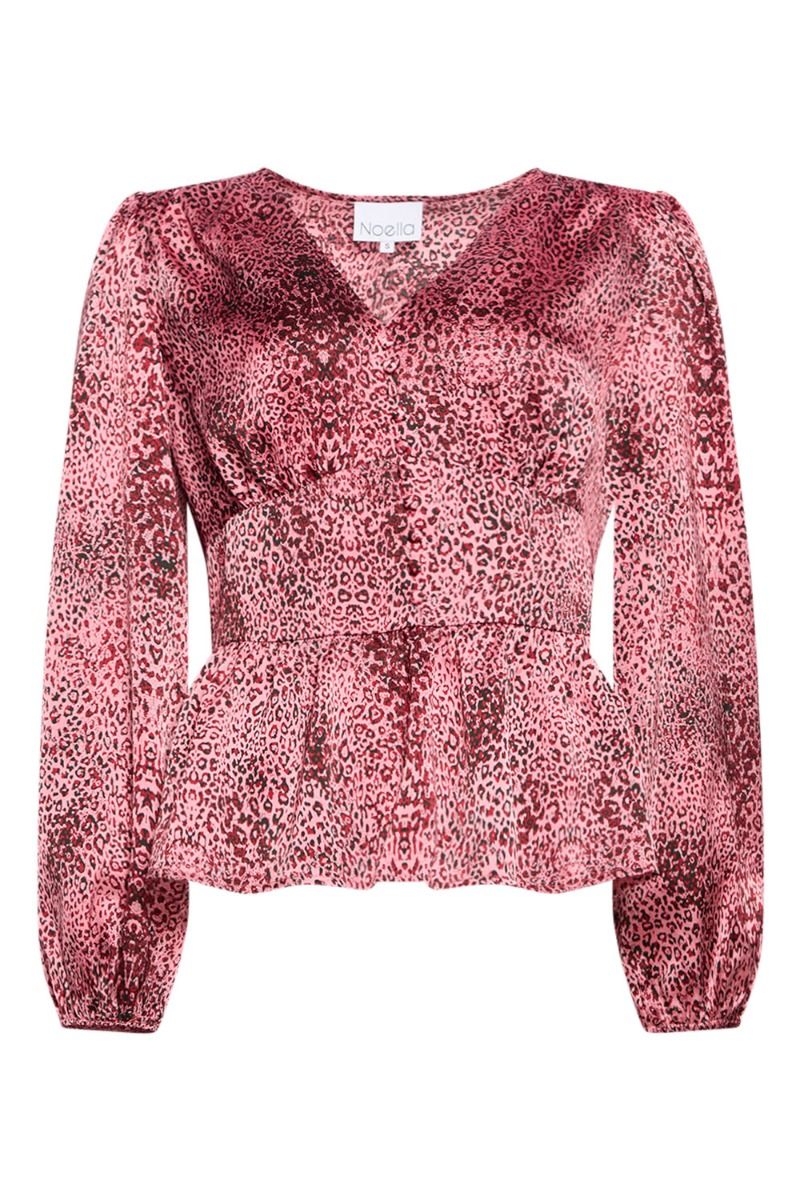 Noella - Bluse - Patty Blouse - Fuchsia Leo