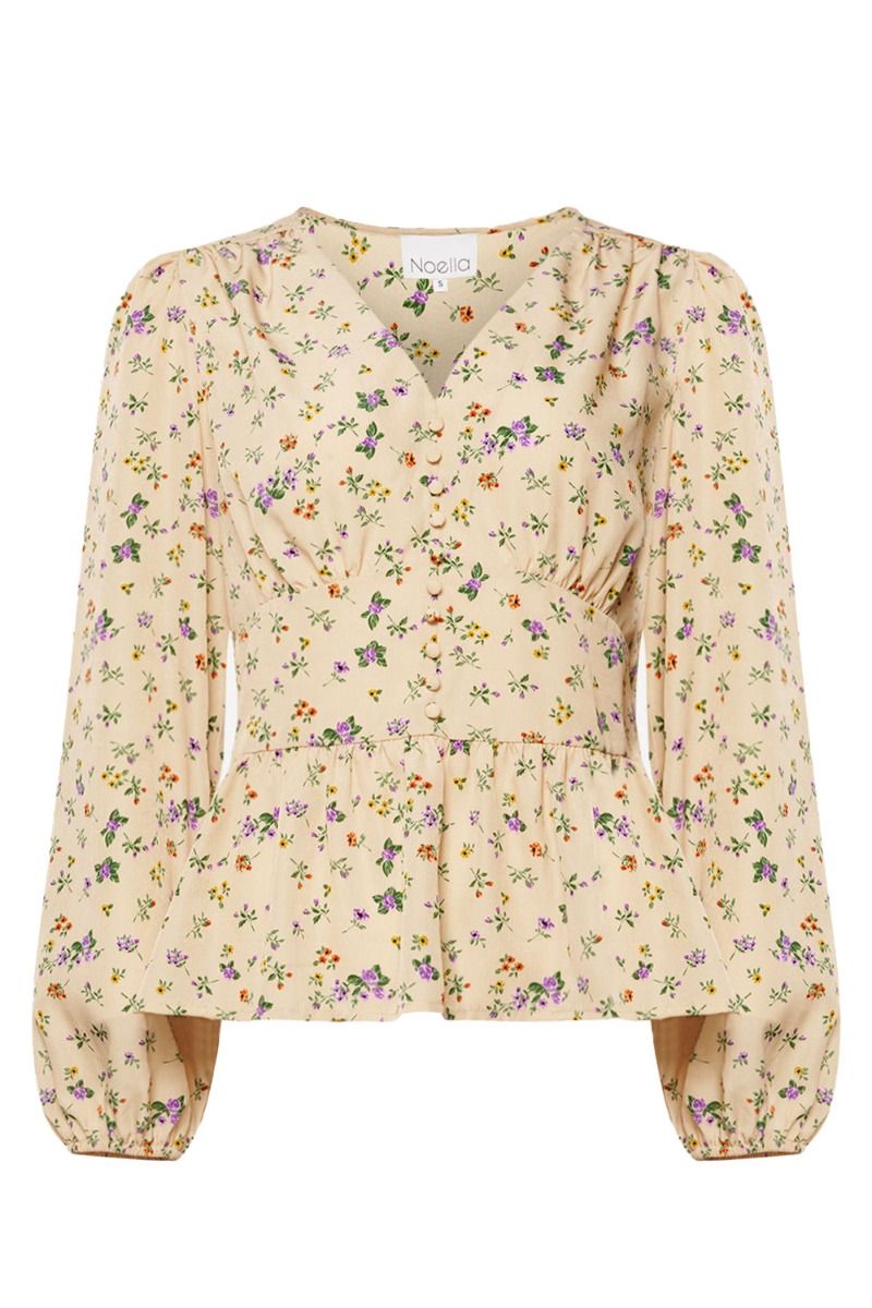Noella - Bluse - Patty Blouse - White Flower