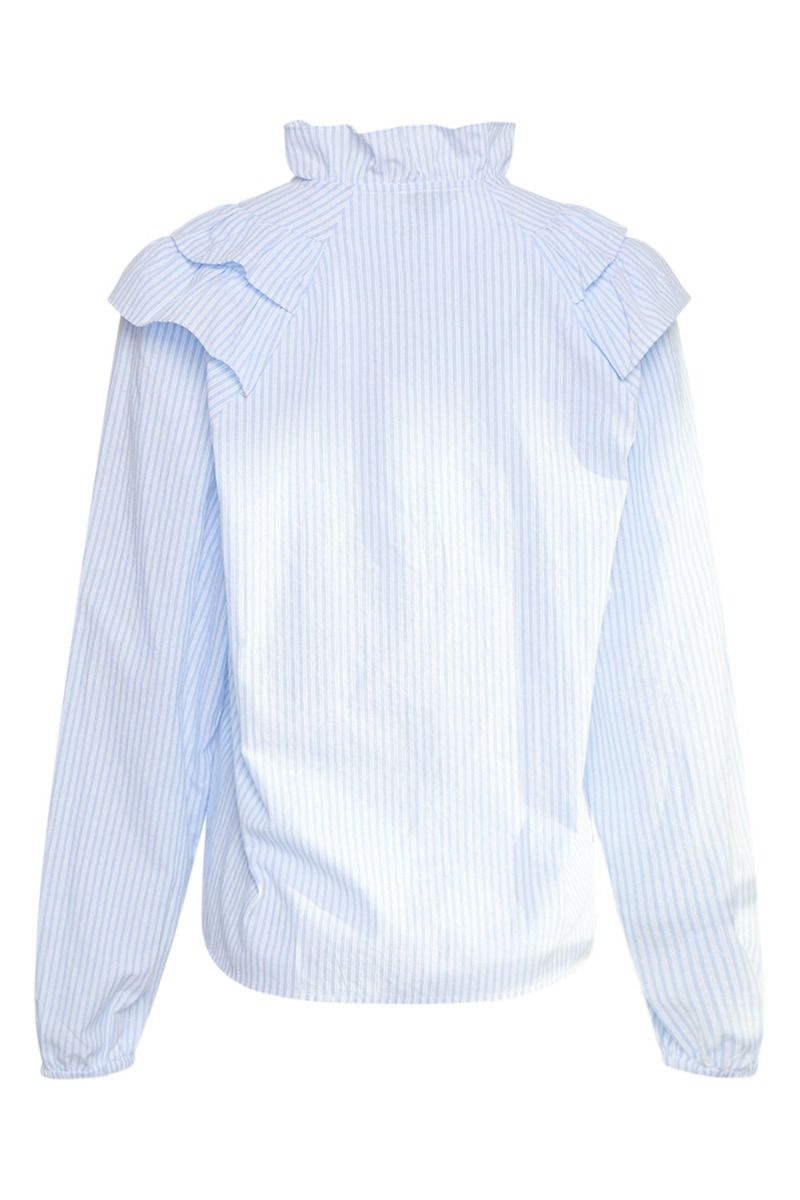 Noella - Bluse - Renata Blouse - Blue Stripe
