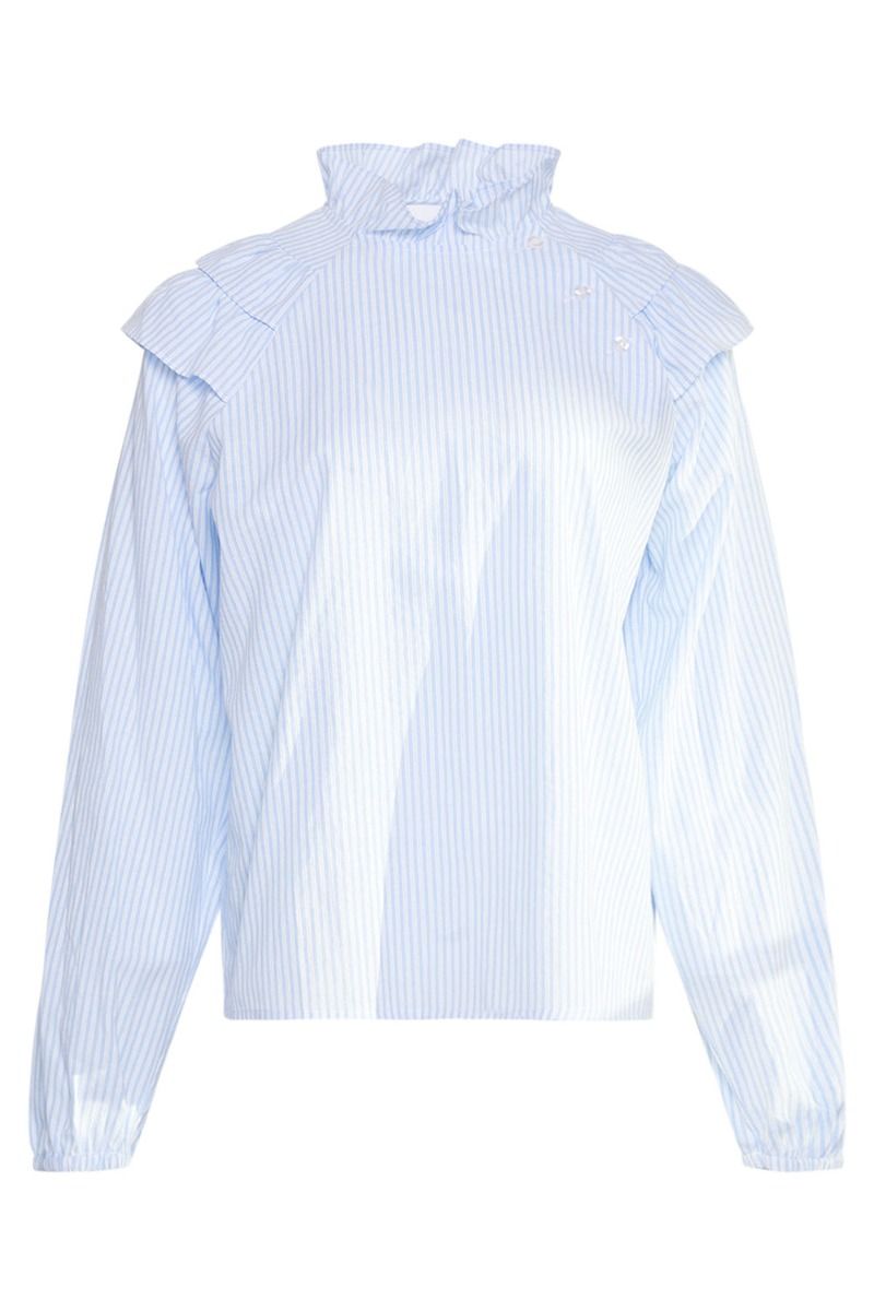 Noella - Bluse - Renata Blouse - Blue Stripe