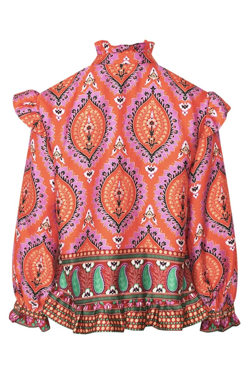 Noella - Bluse - Reno Blouse - Trisha Print