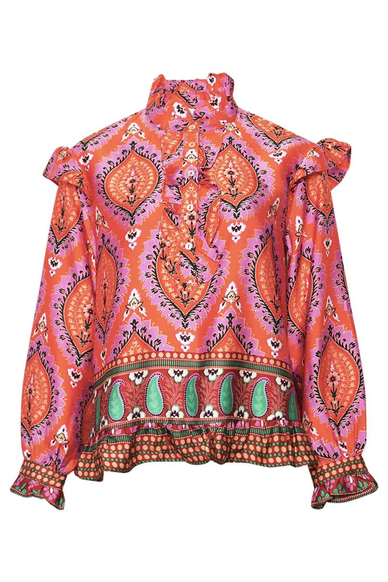 Noella - Bluse - Reno Blouse - Trisha Print