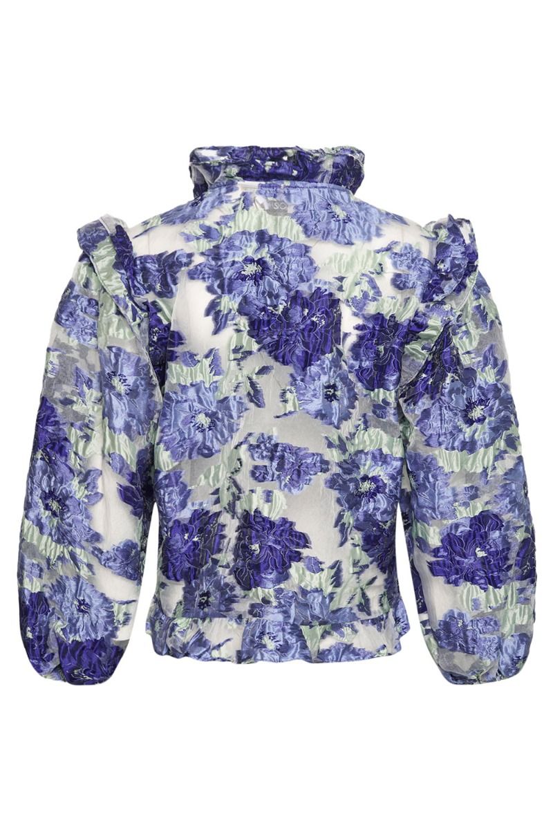 Noella - Bluse - Rowan Blouse - Purple Mint Mix