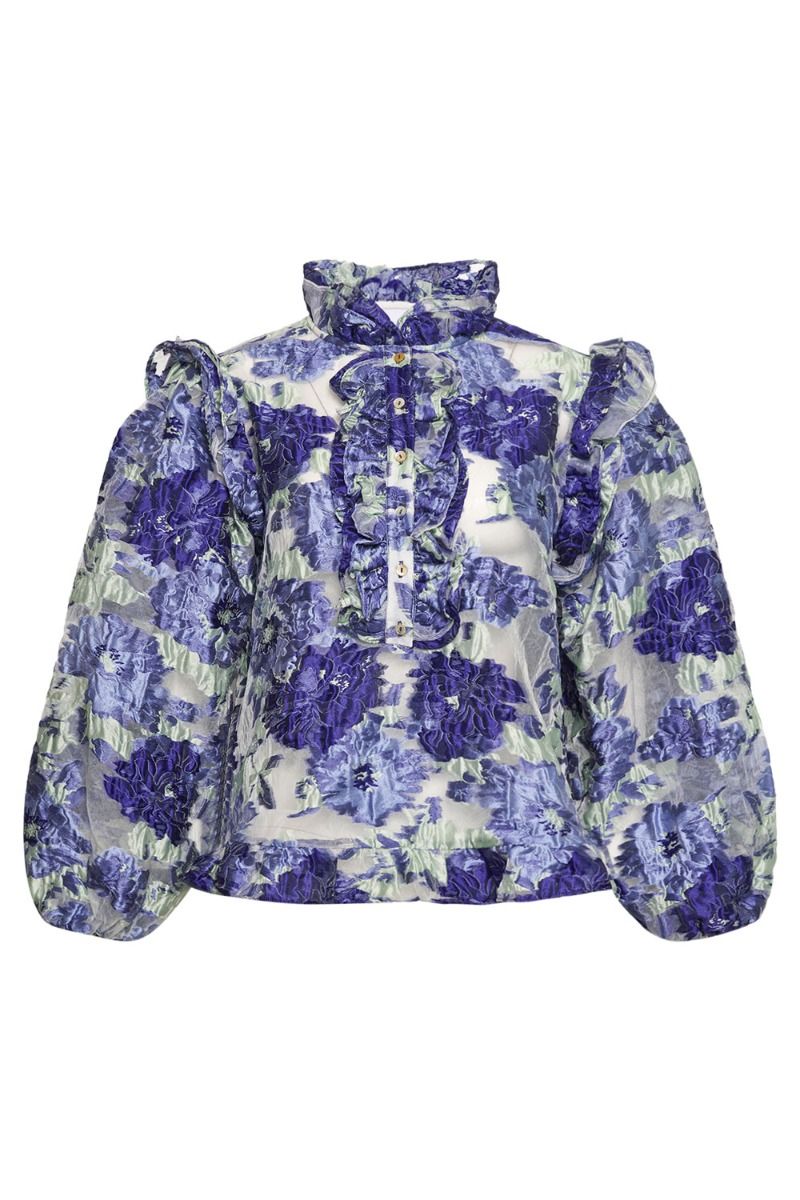 Noella - Bluse - Rowan Blouse - Purple Mint Mix