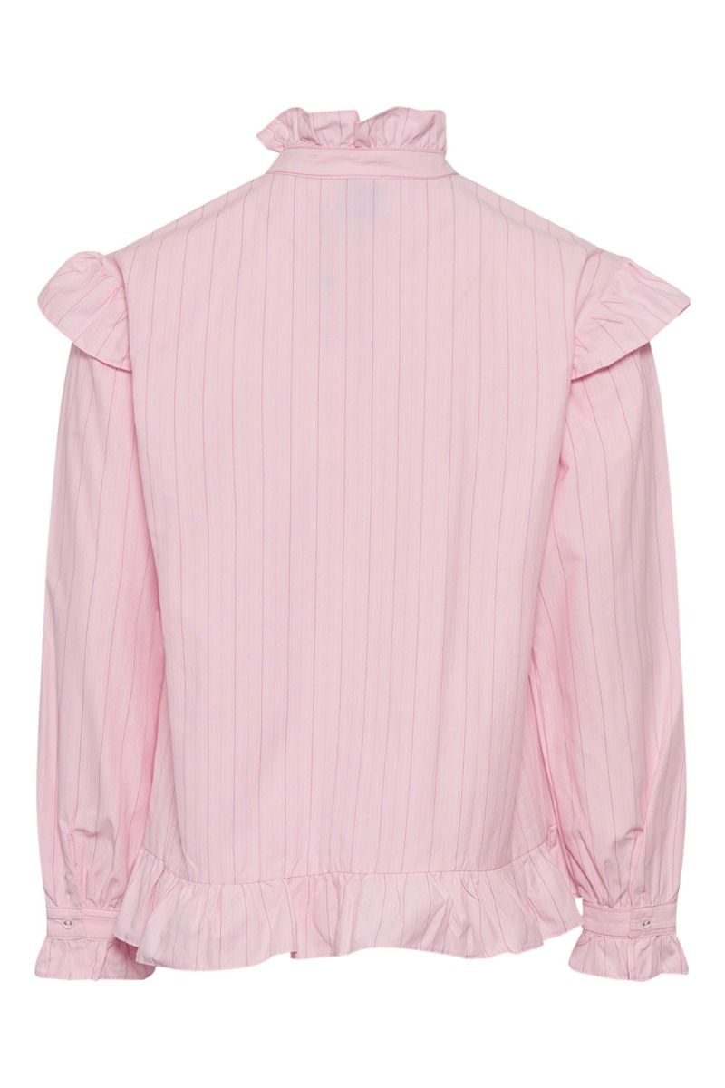 Noella - Bluse - Sally Blouse - Light Pink Stripe