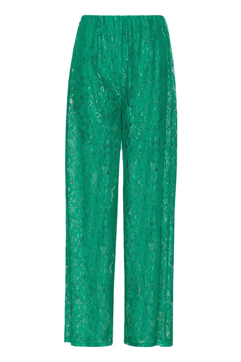 Noella - Bukser - Bristol Lace Pants - Green