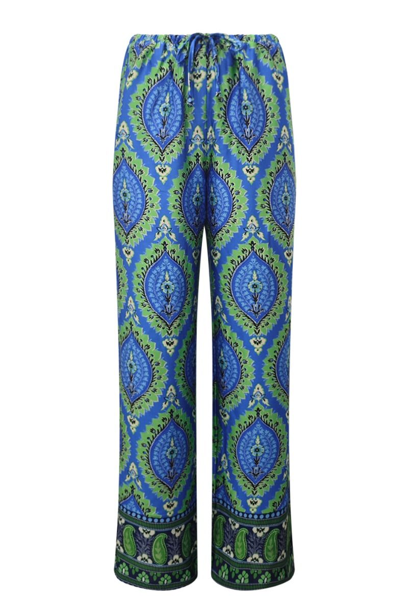 Noella - Bukser - Sally Pants - Trisha Blue Print