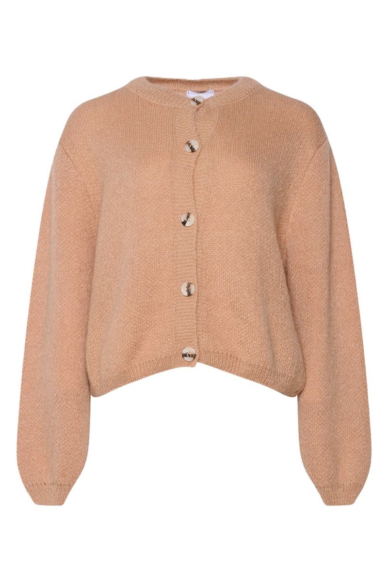 Noella - Cardigan - Kiana Knit Cardigan - Camel