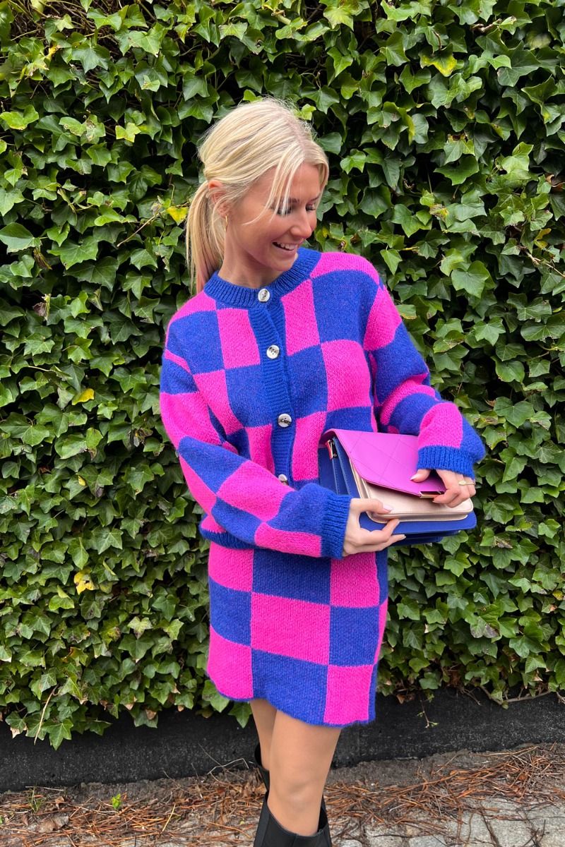 Noella - Nederdel - Kiana Knit Skirt - Pink/Blue Mix