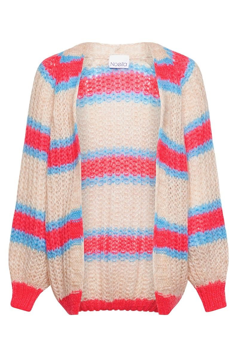 Noella - Cardigan - Vera Knit Cardigan - Blue Pop Mix