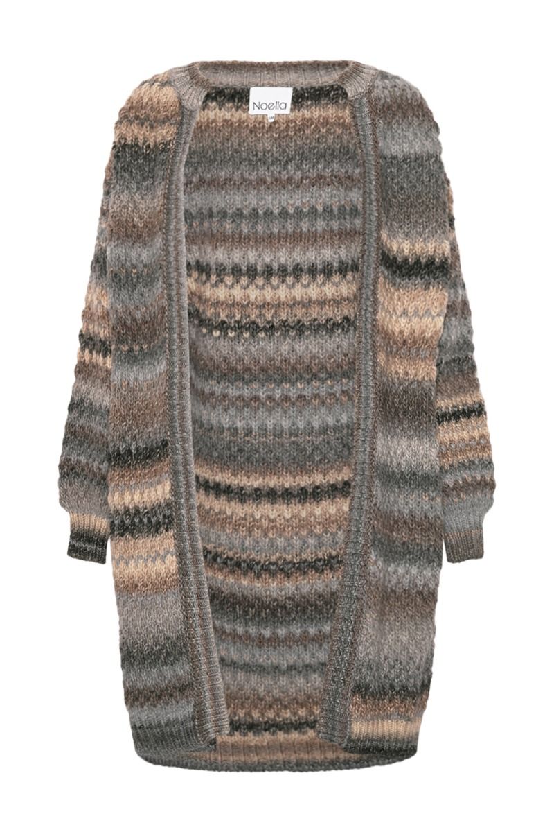 Noella - Cardigan - Gio Knit Cardigan - Light Grey Mix