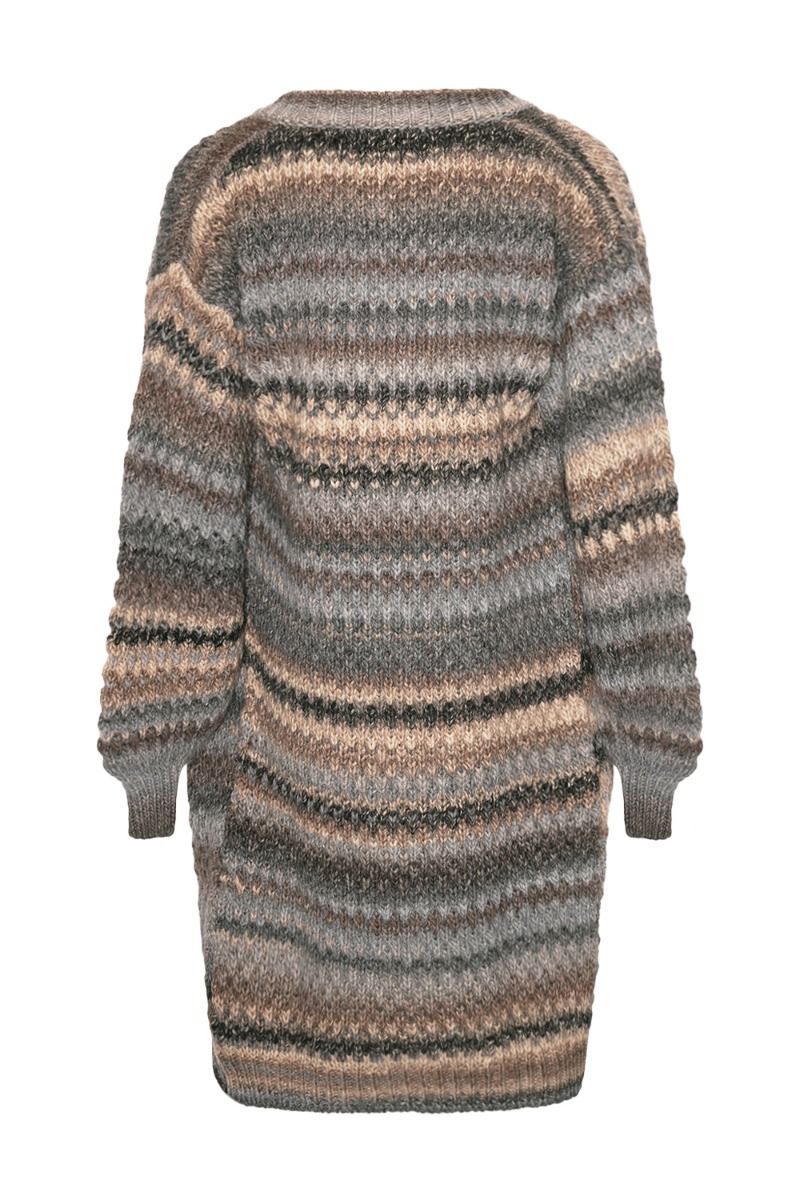 Noella - Cardigan - Gio Knit Cardigan - Light Grey Mix