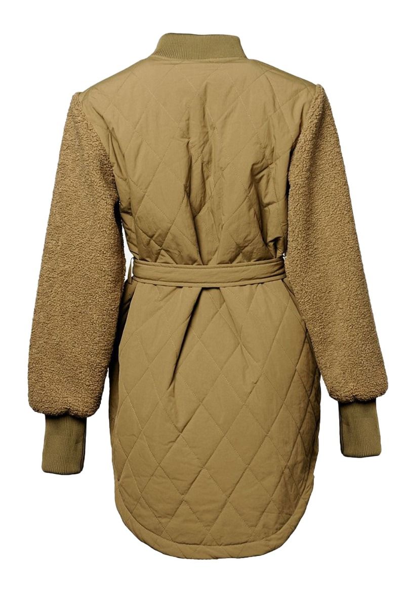 Noella - Jakke - Esme Pile Jacket - Solid Light Army