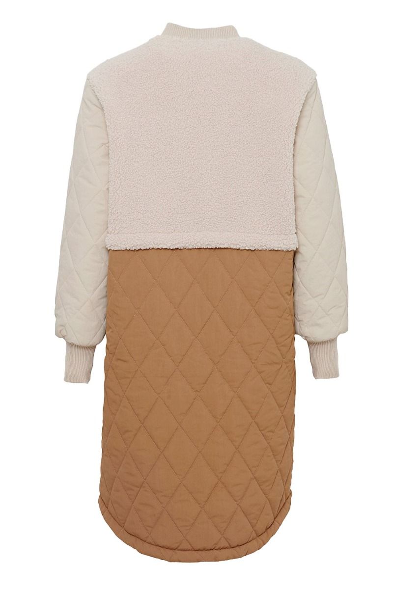 Noella - Jakke - Etta Pile Coat - Camel/Sand Mix