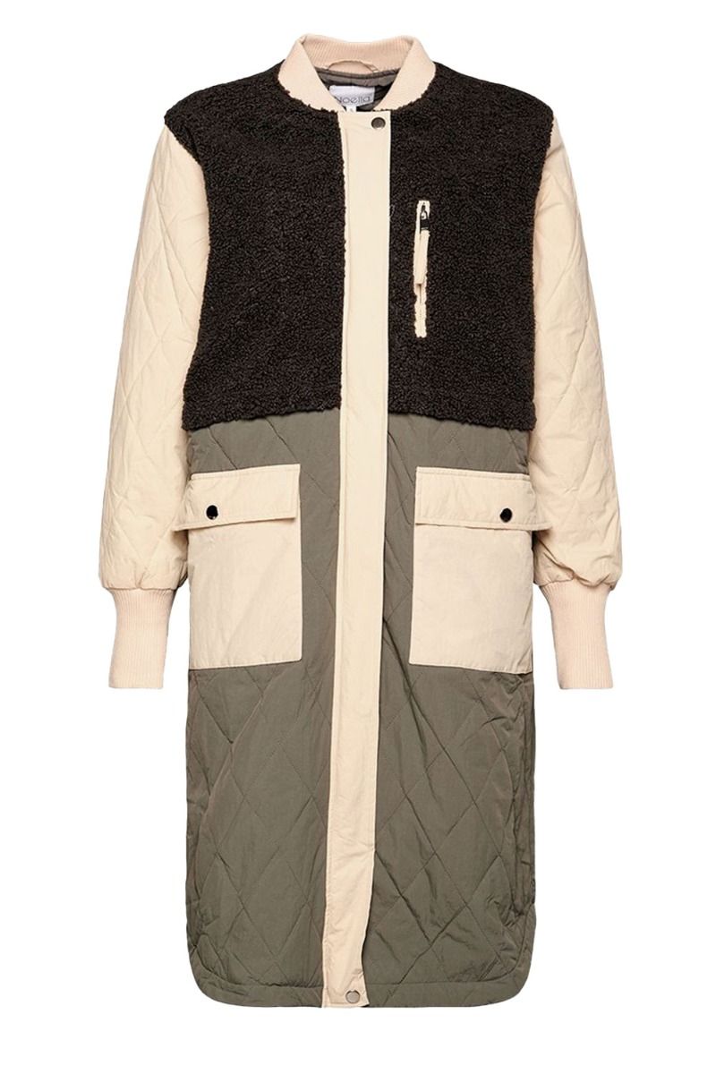 Noella - Jakke - Etta Pile Coat - Grey Mix