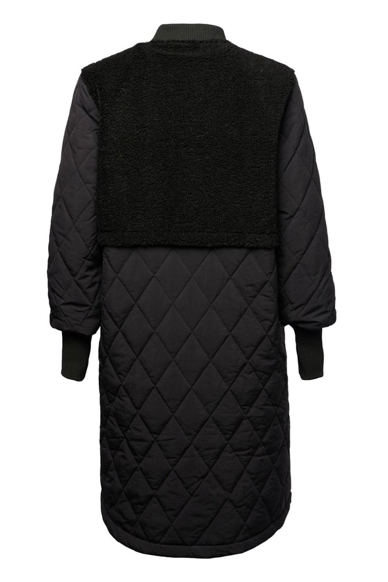 Noella - Jakke - Etta Pile Coat Solid - Black