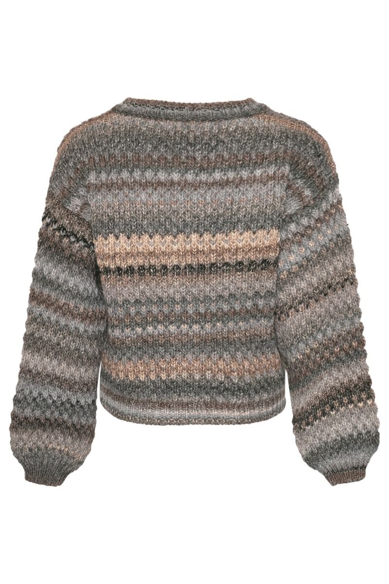 Noella - Cardigan - Kae Knit Cardigan - Light Grey Mix