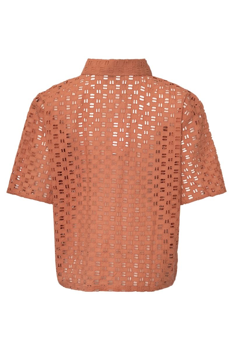 Noella - Bluse - Kealy Shirt - Terracotta