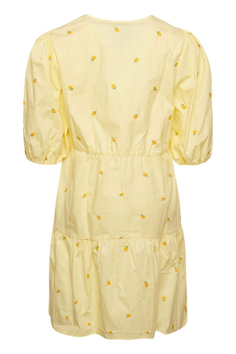 Noella - Kjole - Asia Dress - Pale Yellow/Flower