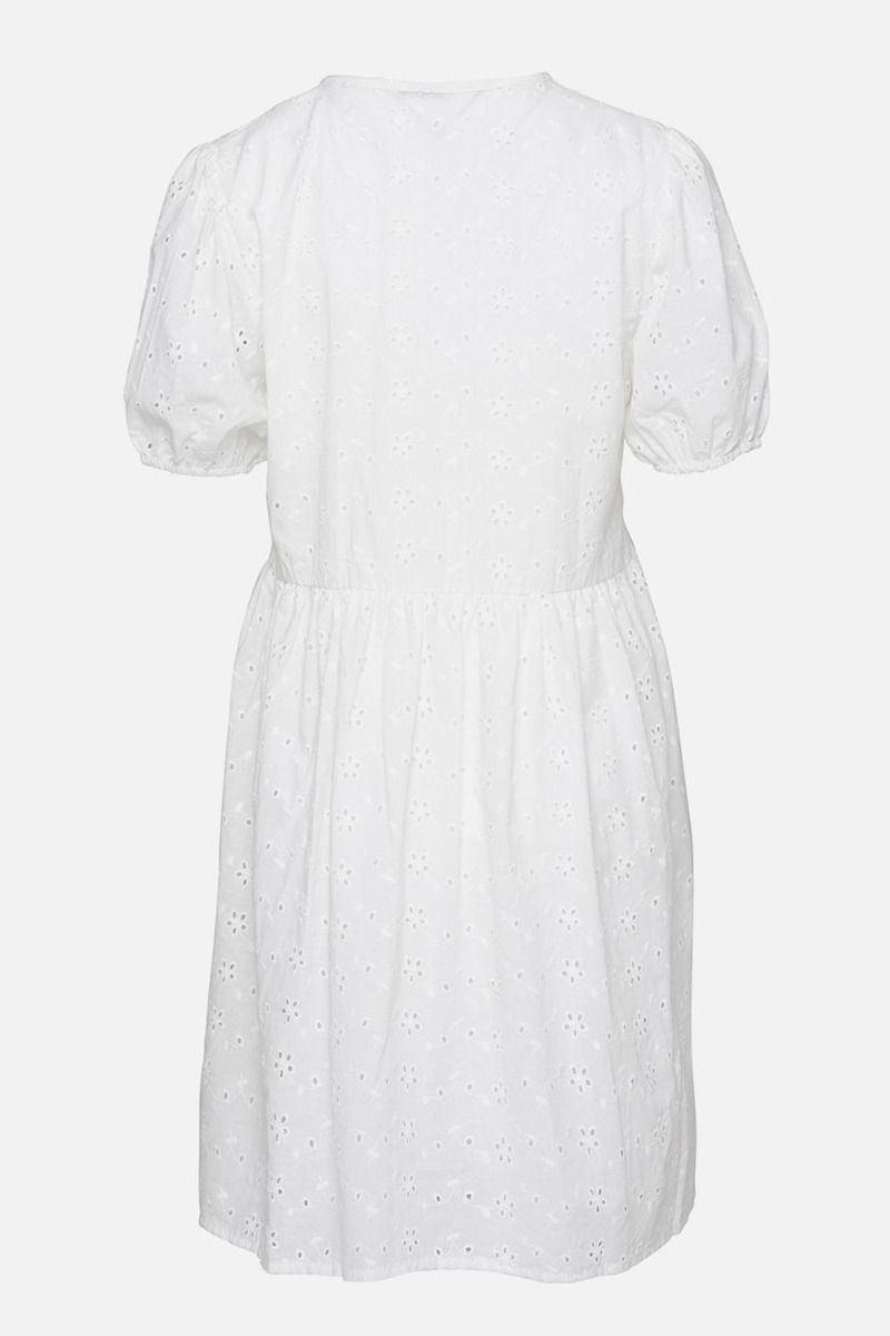 Noella - Kjole - Cora Dress Cotton - White Broderie Anglaise