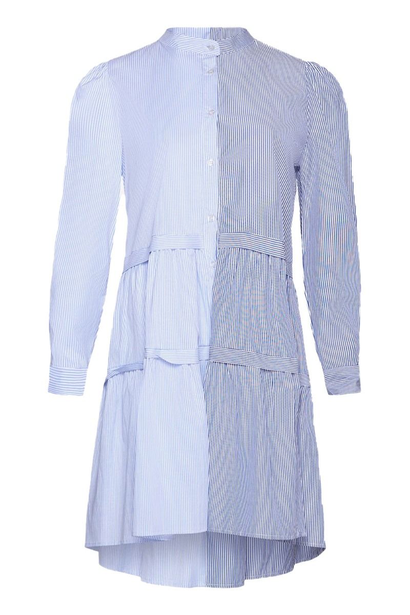 Noella - Kjole - Ebony Dress - Navy/Lightblue