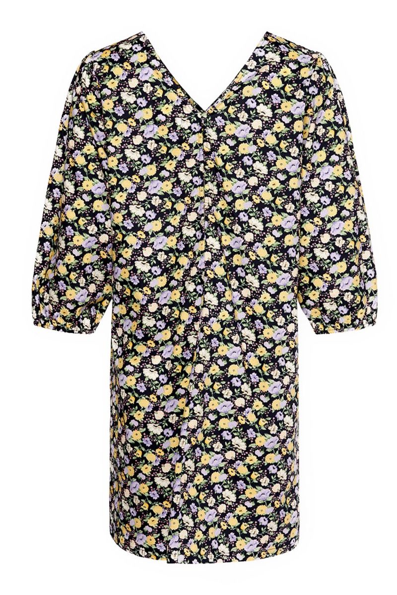 Noella - Kjole - Hailey Dress Cotton - Big Lilac Flower