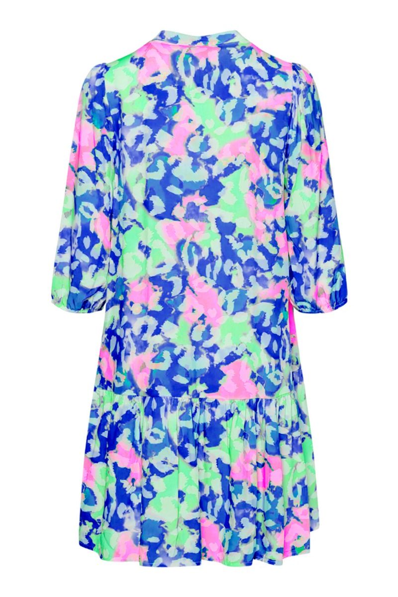 Noella - Kjole - Imogene sh. Dress - Darkblue/green
