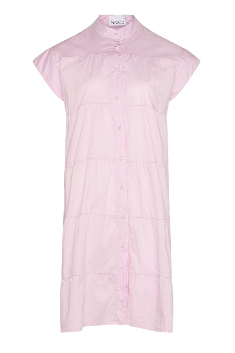 Noella - Kjole - Kiki SS Pearl Dress Cotton Poplin - Lavender