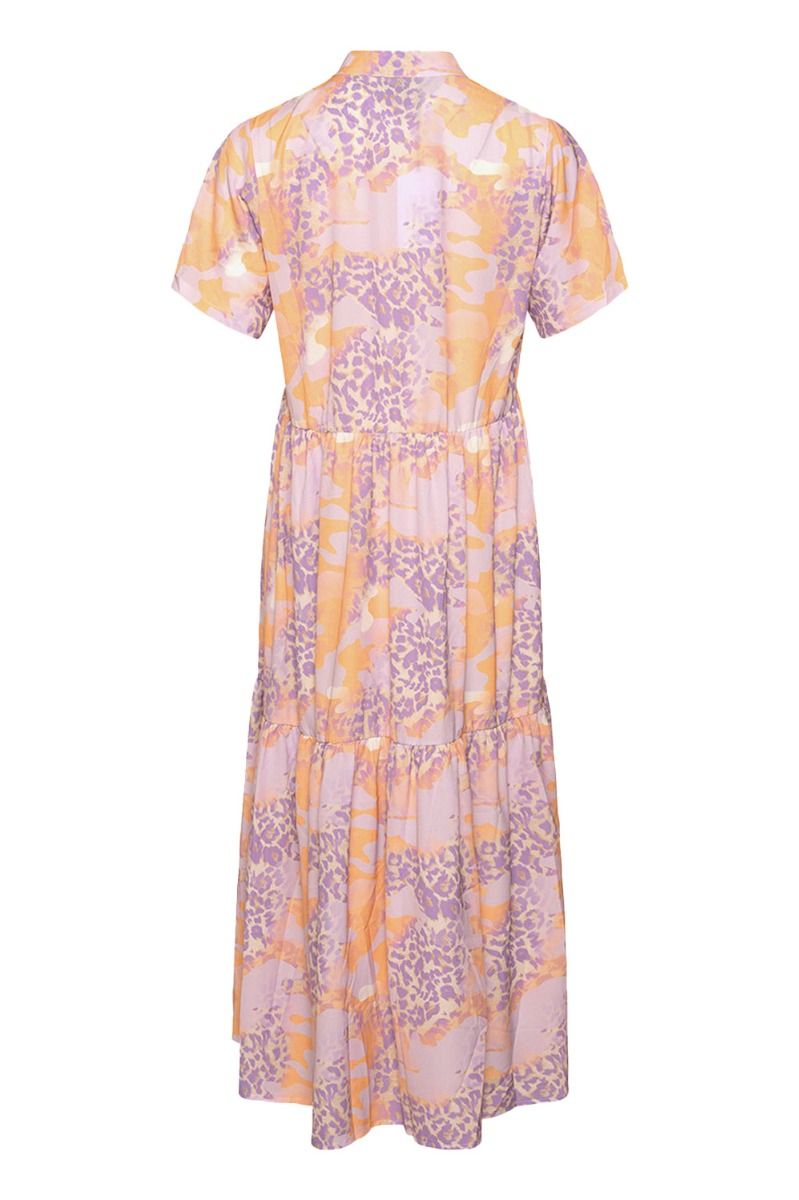 Noella - Kjole - Lipe Long Dress S/S - Pastel Mix