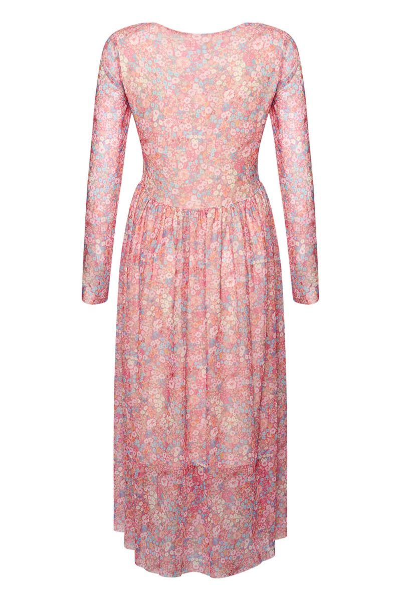 Noella - Kjole - Lola Dress Mesh - Pink Flower