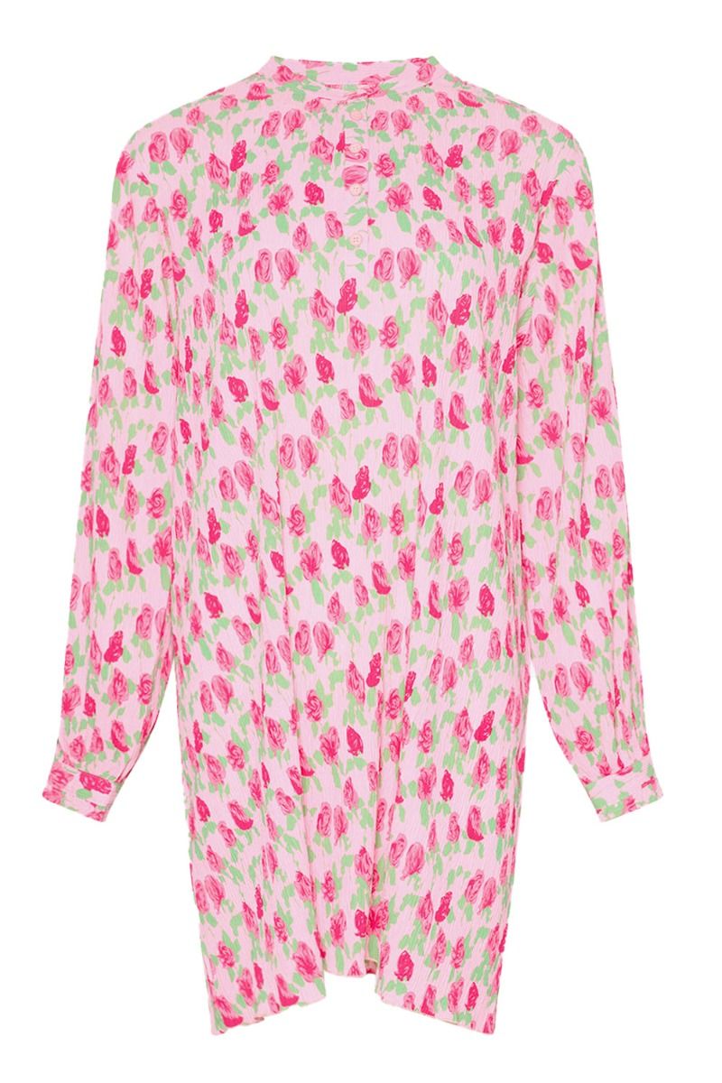 Noella - Kjole - Mae Short Dress - Fuchsia Flower