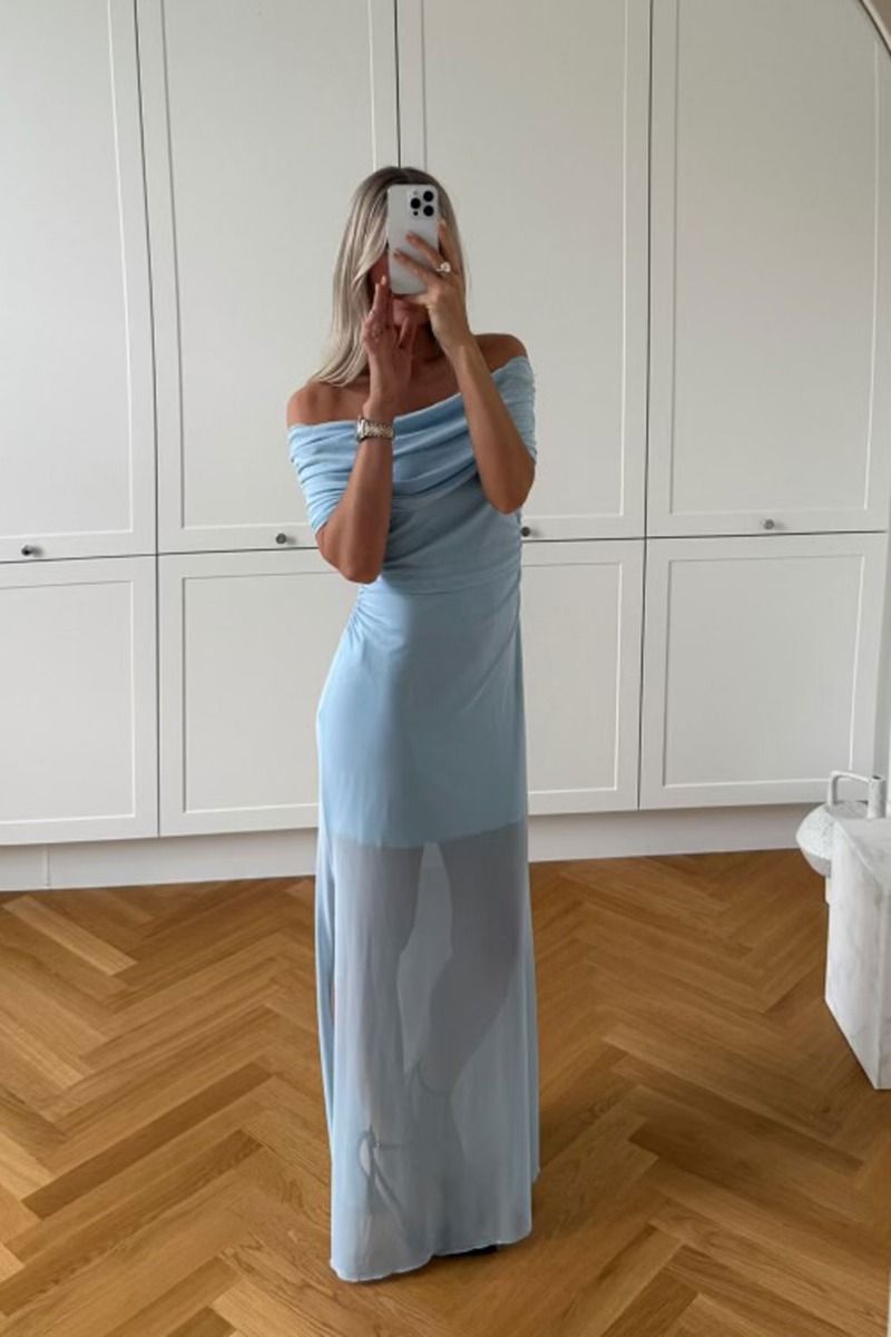 Noella - Kjole - Melani Dress - Air Blue