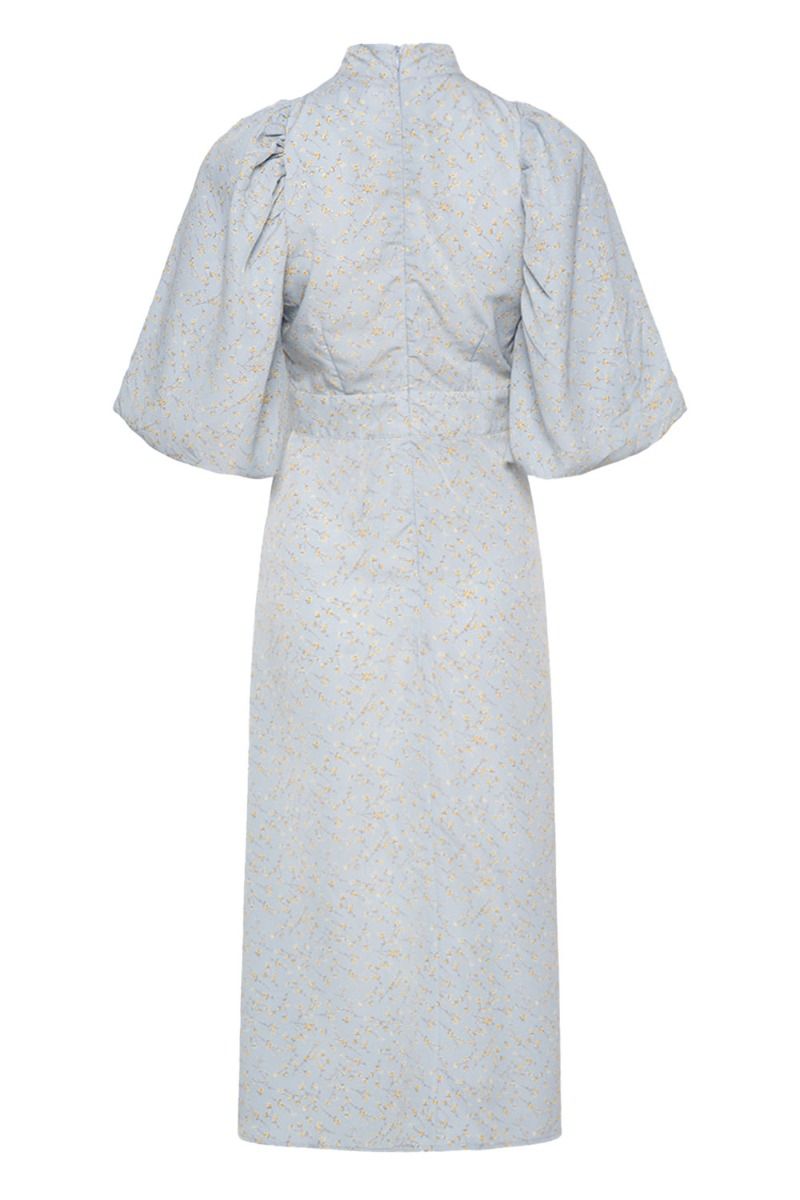 Noella - Kjole - Paris Long Dress - Blue Flower