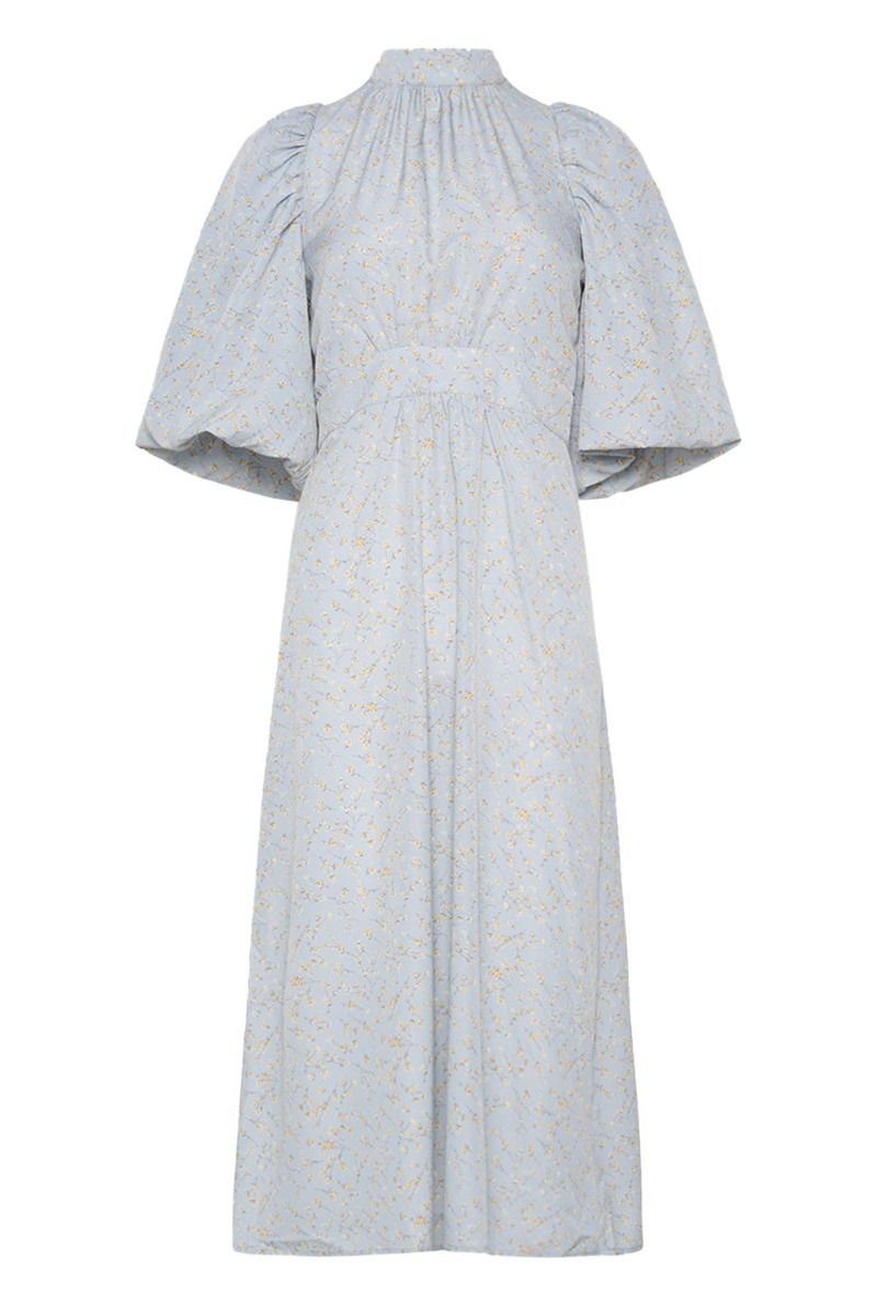 Noella - Kjole - Paris Long Dress - Blue Flower