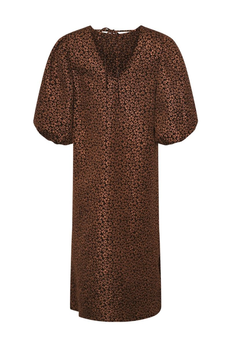 Noella - Kjole - Reno Pastis Long Dress - Chocolate